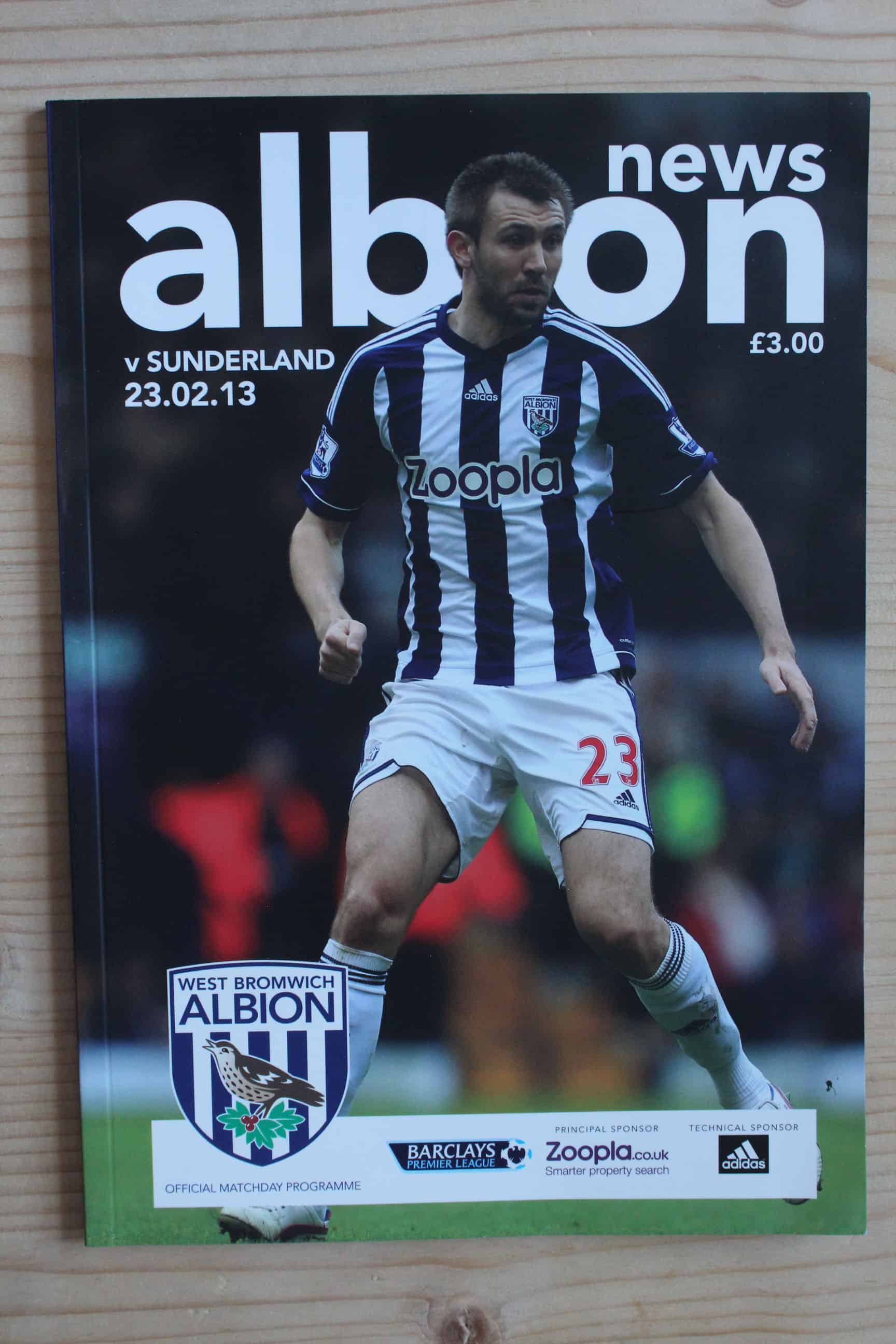 West Bromwich Albion FC  v Sunderland FC